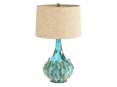 Floral lamp 3D model