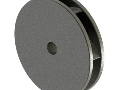 Premium Enclosed Impeller 3D print model