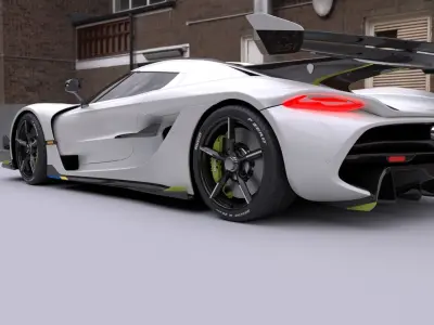 Koenigsegg Jesko 2020 3D model