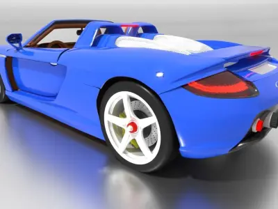 Porsche Carrera GT 3D model