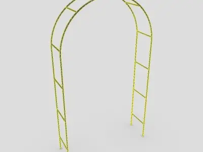 CC0 - Rose Arch Free low-poly 3D model