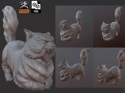 The Cat 3D model