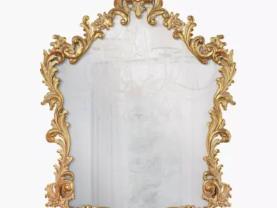 Classic mirror 004 3D model