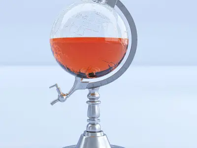 Globe Decanter 3D model