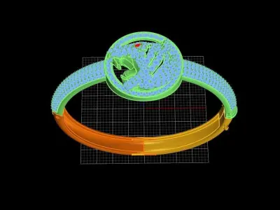 tiger gloves 3D print model