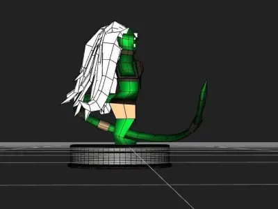 Paper Little atiris stl Low-poly 3D model