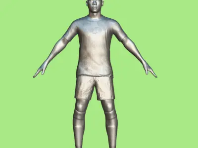 T-Pose David Alaba Real Madrid 23-24 3D model