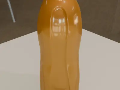 Aquasafe Tupperware Water Bottle Low-poly 3D model