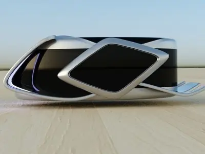 HoverBug futuristic vehicle 3D model