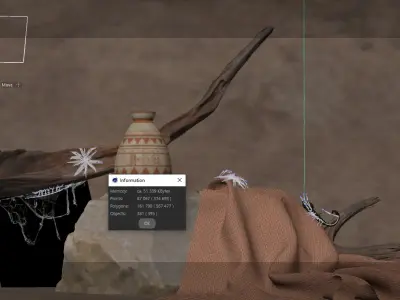 Luxury Authentic Product Scene Octane Render 3D model