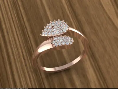 Diamond Jewelry Ring 3D print model get