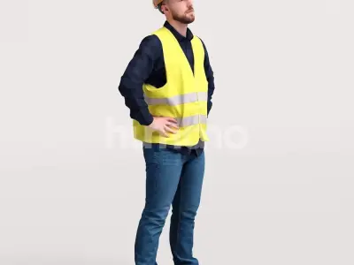 Humano Man Warehouse Worker Engineer -2506-054-2489 3D model