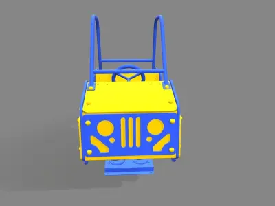 Toy car for playground 3D model