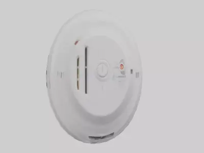 Carbon monoxide detector model Low-poly 3D model
