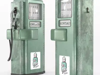 Sinclair Gas Pump  3D model