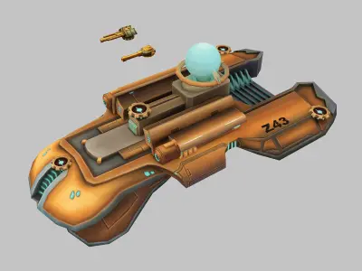 Lightweight - Battleship 03 3D model