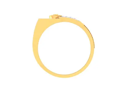Mens gemstone diamond men Ring with details images 37 3D print model