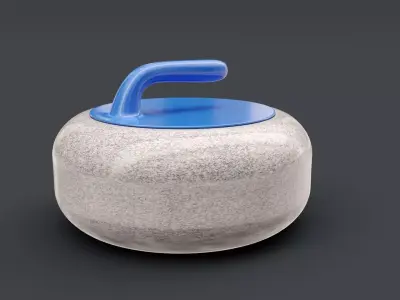 Curling Stone 3D model