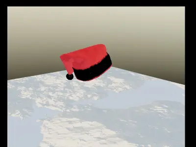 SANTA CLAUS HAT  Free 3D model