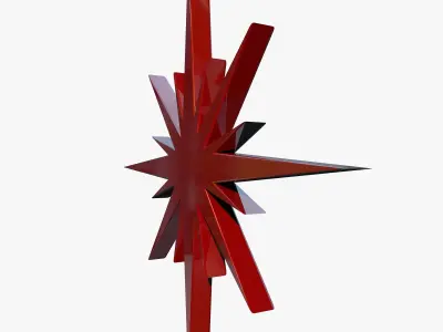 Colorful Stars 3D model