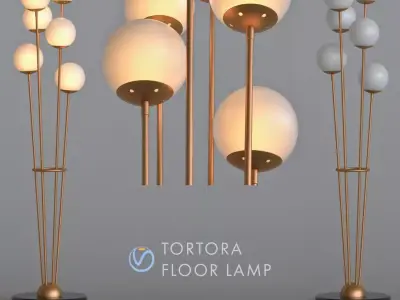 Floor Lamp Tortora 3D model