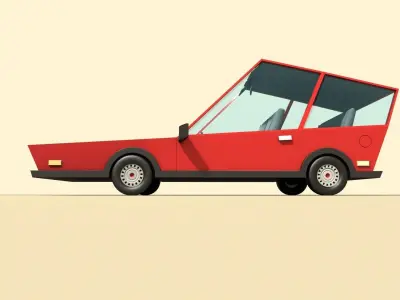 CAR 1 Low-poly 3D model