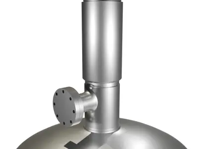 Molten Salt Reactor Experiment MSRE Simplified Vessel  3D model