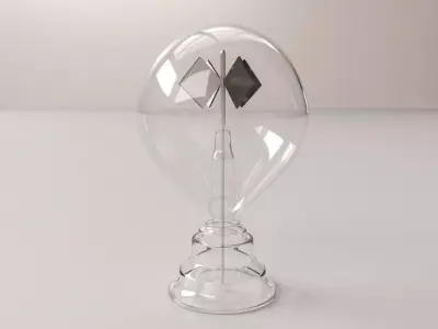 Crookes Radiometer 3D model