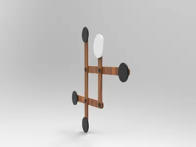 Zei Coat Hanger Low-poly 3D model