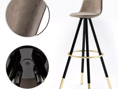 Stag armchair 3D model