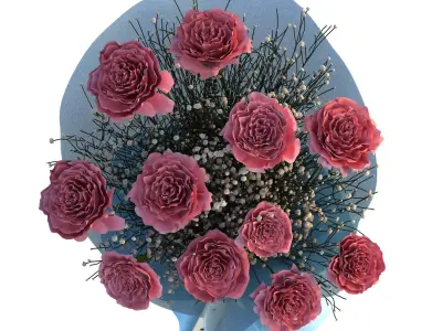 Bouquet 3D model 7