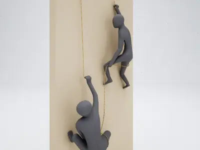 CLIMBING SCULPTURE 3D model
