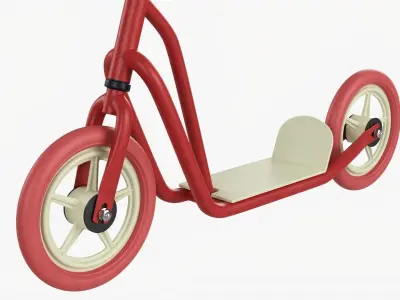 Kick scooter vintage 3D model