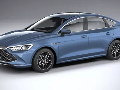 BYD Qin Plus 2024 3D model