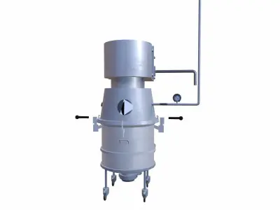 Mixer Machine Low-poly 3D model