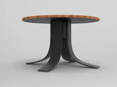 Yaqu Coffee Table Low-poly 3D model