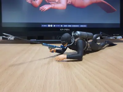 skin scuba 3 3D print model