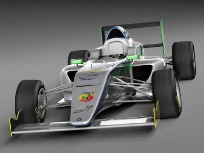 Formula 4 Tatuus 2014 3D model