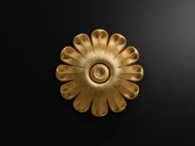 Carved rosette  3D model