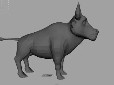 Bison snake 3D model