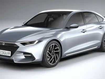 Generic Sedan v1 2022 3D model