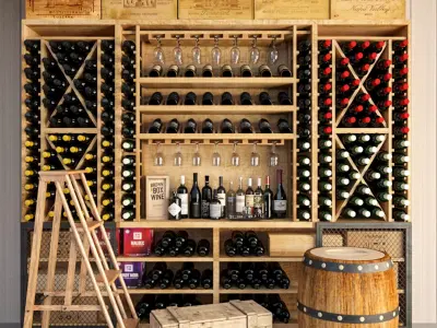 Wine Cellar 3D model