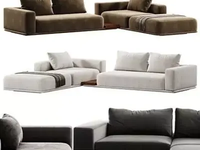 Horizonte Modular Sofa  High-Quality 3D Model 3D model