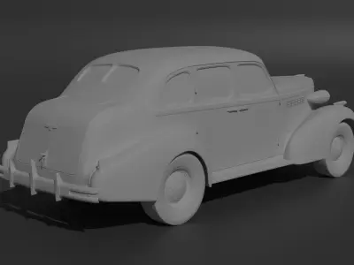 Buick Special 1938 3D print model