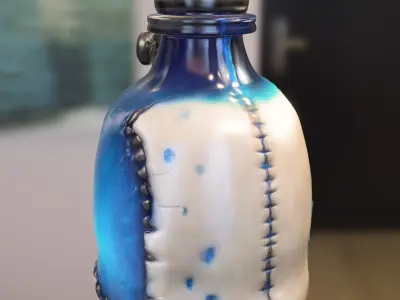  Flesh Potion Bottle 3D model