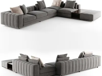 Modern FREEMAN sofa 04 3D model