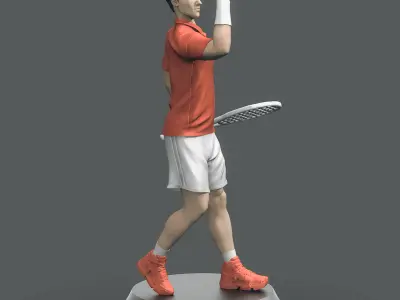 Novak Djokovic 3D Printable 3 3D print model