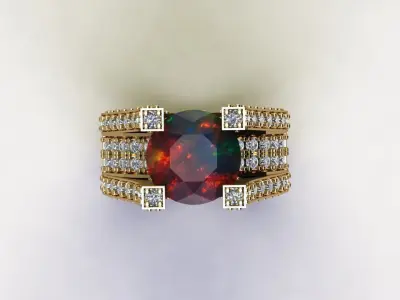 women ring 2020 cad file design R39 3D model