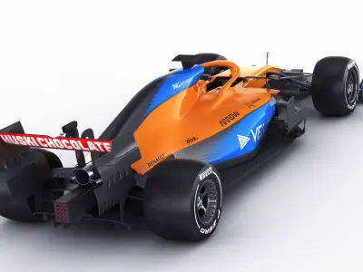 F1 2020 McLaren MCL35 3D model