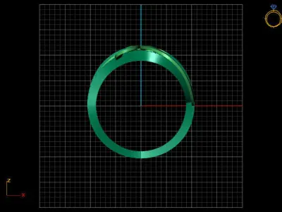 Fancy Womens Rings Plain Rings Ready STL 3DM Models Rings 3D print model 4